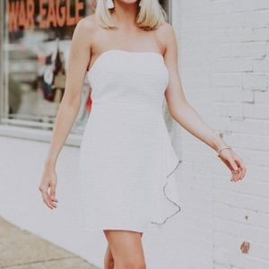 Strapless Mink Pink Dress